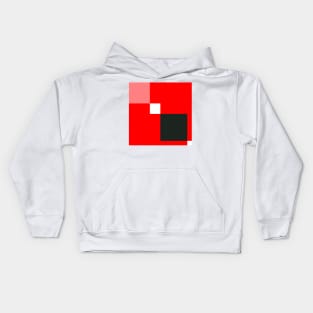 red square abstract Kids Hoodie